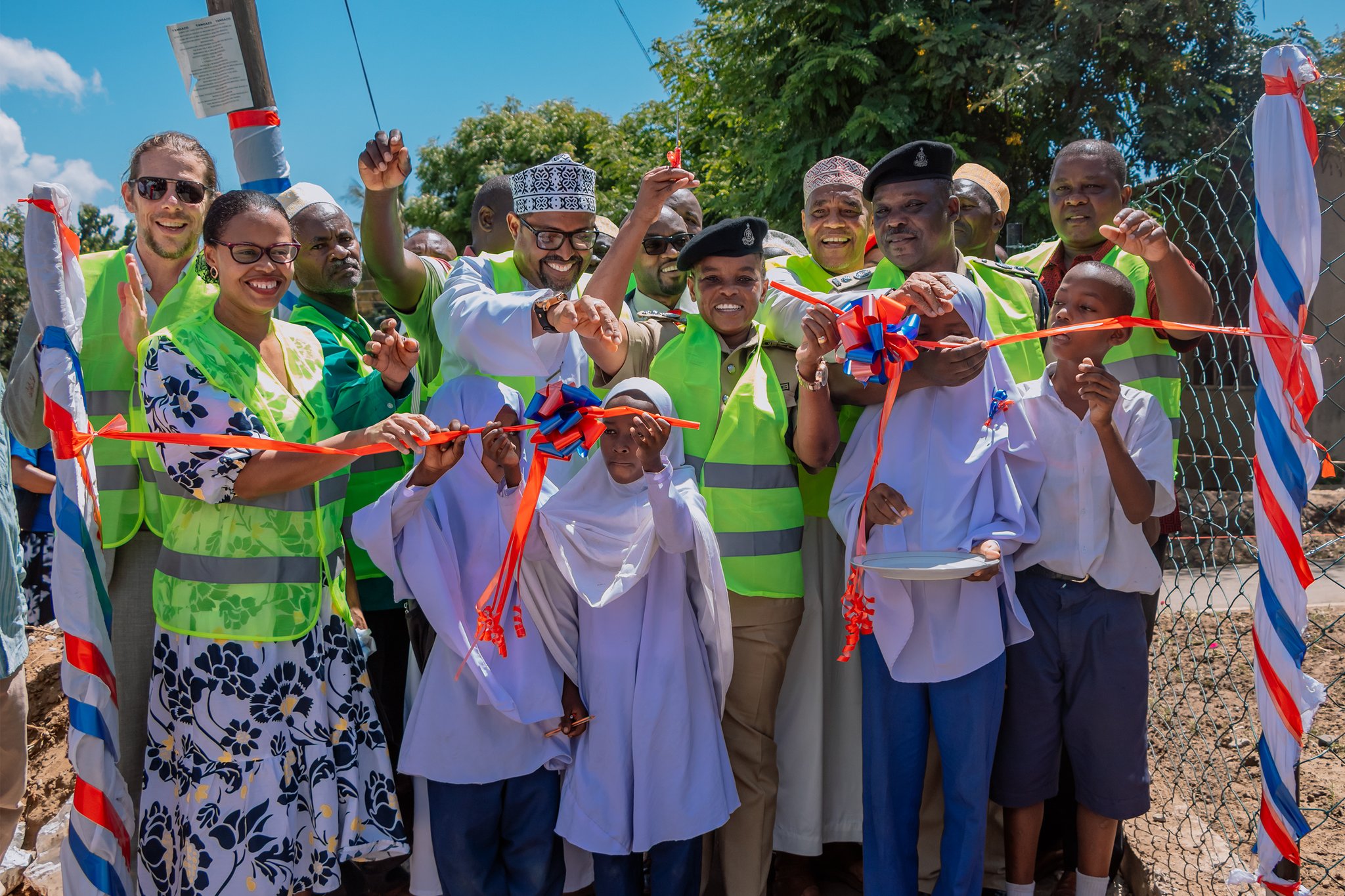 Ribbon cutting event