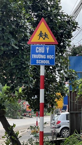 School crossing sign
