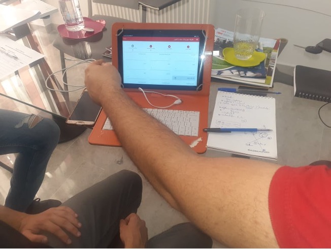 Multiple meetings were held to develop the tablet-based data collection tool