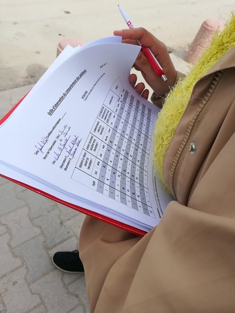 Conducting pedestrian surveys around schools