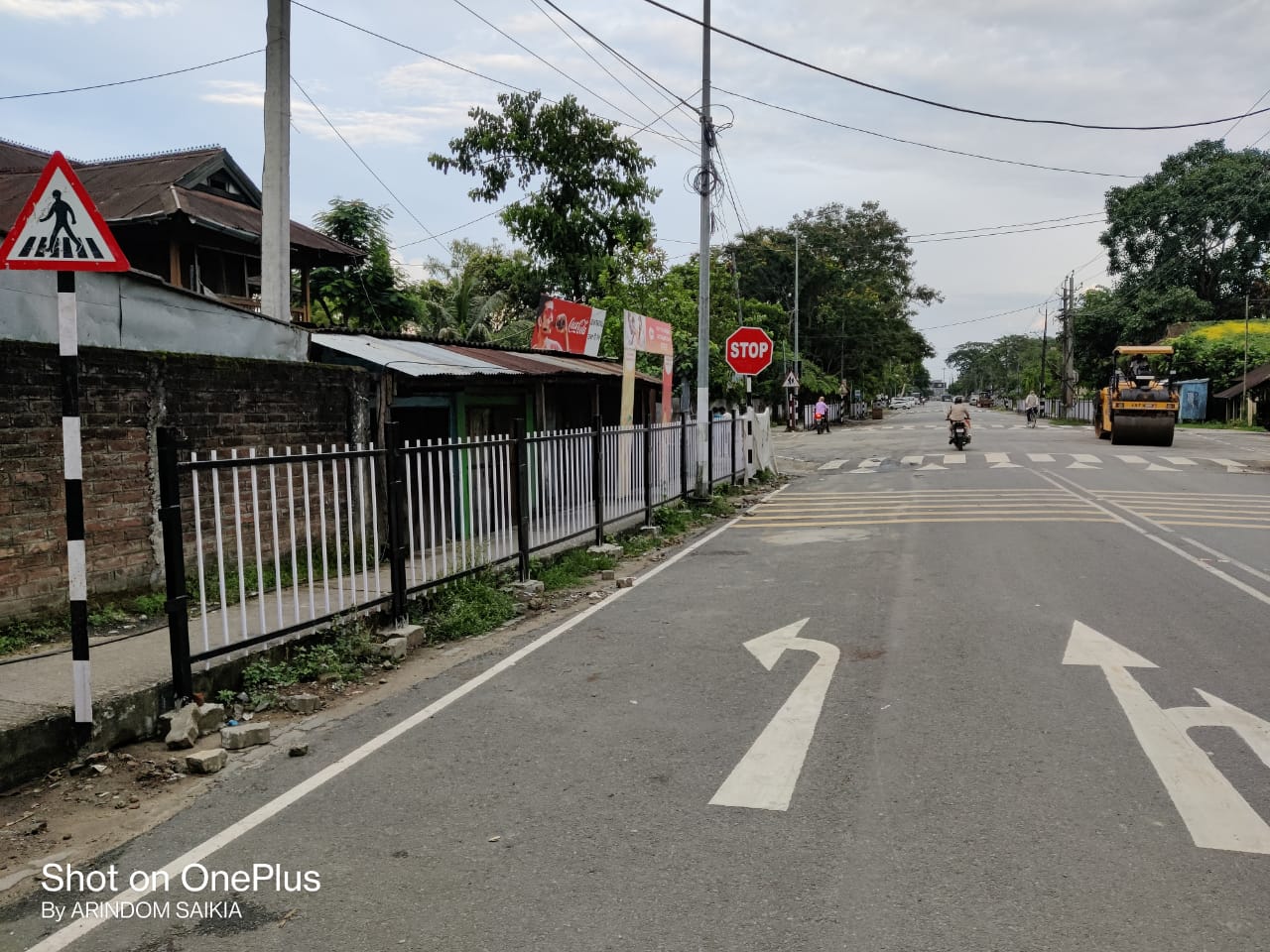 Improved footpath and raised crosswaks