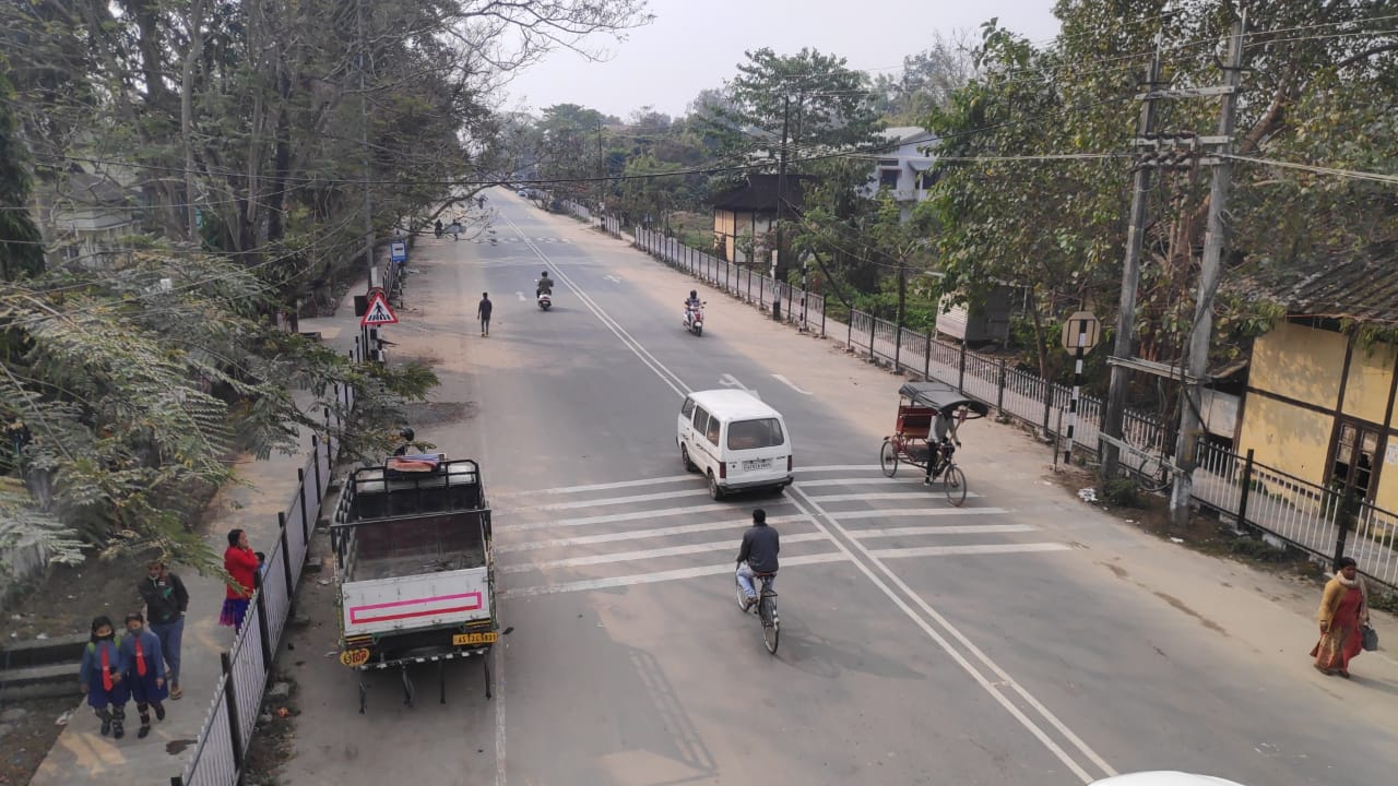 Improved footpath and rumble strips