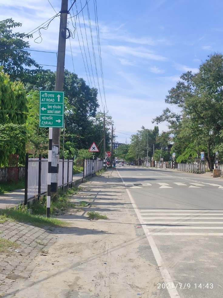 Improvements at Mithapukhuri Junction