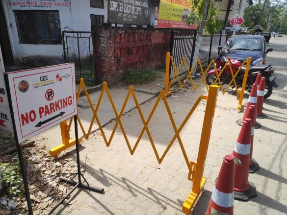 Schools deplored the moveable road safety equipment