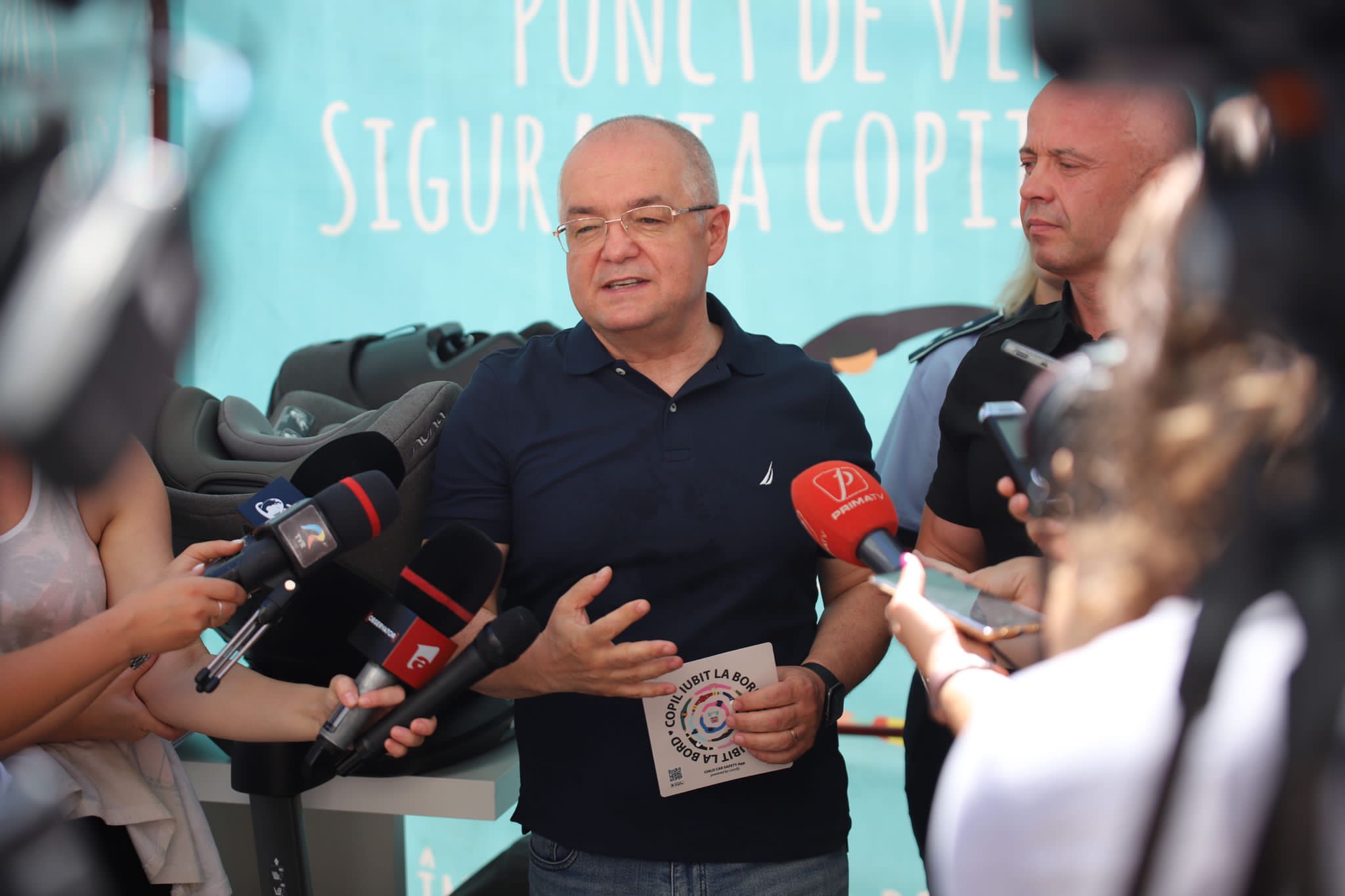Mayor of Cluj with the media