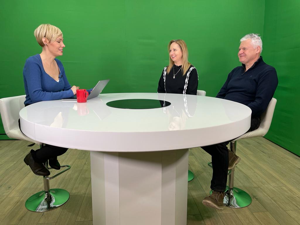 Robert & Ramona on morning TV